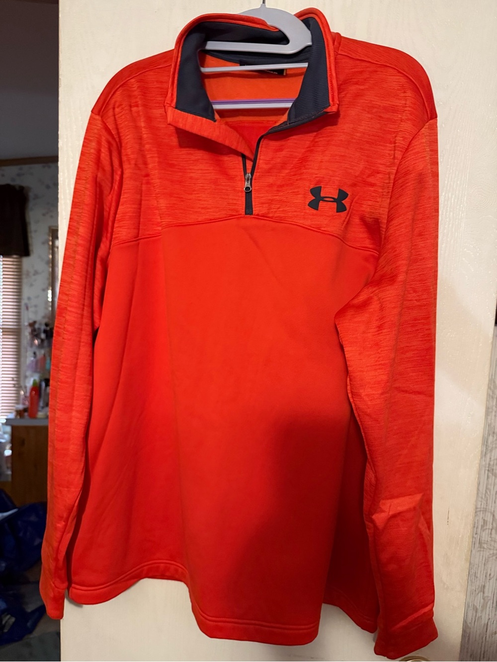 Under Armour Men’s Red 1/4 Zip Performance Pullover